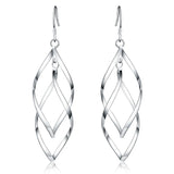 925 Sterling Silver Dangle Drop Earrings