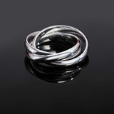 Beautiful 3 Circle Silver Ring jewelry