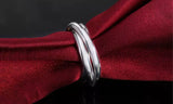 925 Sterling Silver Three Rings
