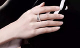 925 Sterling Silver Three Rings