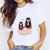 r Women Mama Harajuku Girl Mom Love Kawaii Print Graphic T Shirt Tee Top CZ24644 / XL