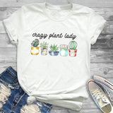 Women’s Fashion Free Hug Plants Cactus Print Graphic T Shirt T-Shirt Tee Shirt Tees CZ20537 / XXL