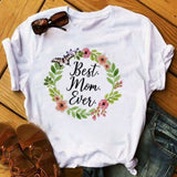 Women’s Mama Letters Fashion Mom Mother Day Graphic Tee T-Shirt Top CZ20848 / L