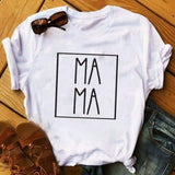 Women’s Mama Letters Fashion Mom Mother Day Graphic Tee T-Shirt Top CZ20862 / XXL