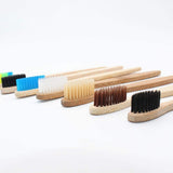 Bamboo Toothbrush Brush Natural Soft Hair Tooth Brushes(10PCS/Pack)