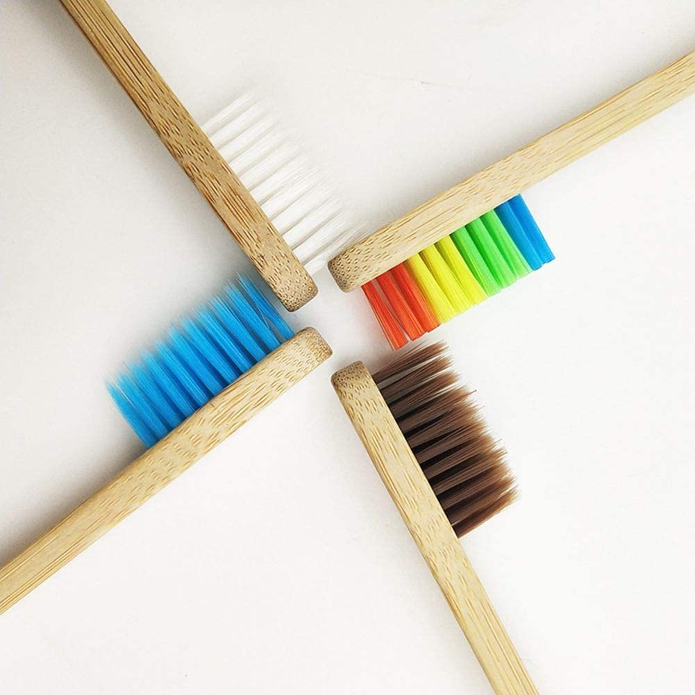 Bamboo Toothbrush Brush Natural Soft Hair Tooth Brushes(10PCS/Pack)