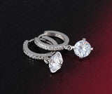 925 Sterling Silver Crystal Earrings