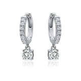 925 Sterling Silver Crystal Earrings
