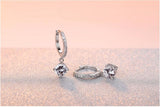 925 Sterling Silver Crystal Earrings