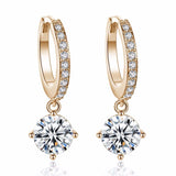 925 Sterling Silver Crystal Earrings