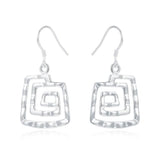925 Sterling Silver Filigree Teardrop Earrings