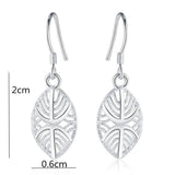 925 Sterling Silver Filigree Teardrop Earrings