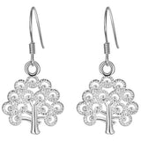 925 Sterling Silver Filigree Teardrop Earrings