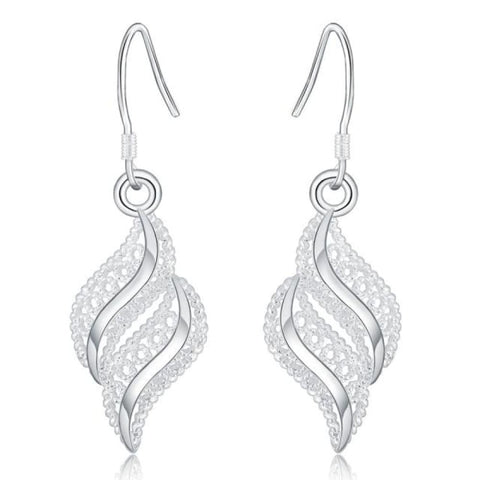 Silver Clip on Earrings for Women, Non Pierced Earrings, Clip on Dangle Silver Clip on Earrings for Women, Non Pierced Earrings, Clip on Dangle