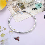 925 Sterling Silver 3mm Snake Chain 8 inches Bracelet