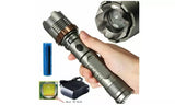 Rechargeable 200000LM Camping LED Flashlight T6 Tactical Police Torch,Batt,Char