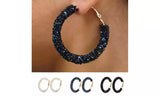 Sparkle Hoop Earrings