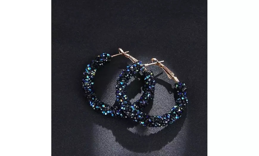 Sparkle Hoop Earrings
