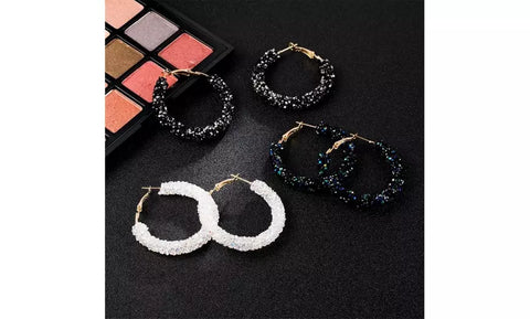 Sparkle Hoop Earrings