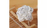 925 Sterling Silver Flower Ring