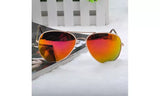 Mirrored Aviator Sunglasses