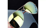 Mirrored Aviator Sunglasses