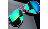 Mirrored Aviator Sunglasses