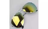 Mirrored Aviator Sunglasses