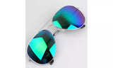 Mirrored Aviator Sunglasses