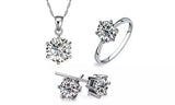 Crystal Cubic Zirconia Jewelry Set