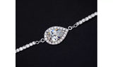 Pear Shaped Cubic Zirconia Bracelet