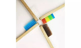 Pack of 10 Adults/Kids Natural Bamboo Wooden Toothbrushes