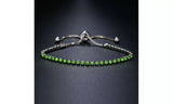 Adjustable Crystal Tennis Bracelet