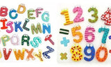 Wooden 26 Magnetic Letters and Free 15 Numbers & Symbols