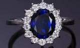 Blue Sapphire Jewelry Set