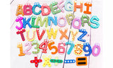Wooden 26 Magnetic Letters and Free 15 Numbers & Symbols