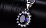 Blue Sapphire Jewelry Set