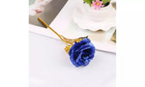 24k Gold Plated Foil Rose Flower