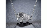 Cute Elephant Pendant Necklace