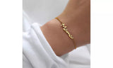 18K Gold Plated Mama Mom Bracelet