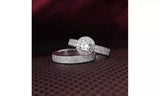 Cubic Zirconia Micro Inserted Band Ring