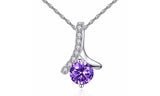 Crystal Wave of Love Necklace