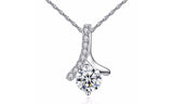 Crystal Wave of Love Necklace