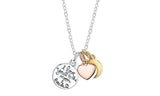 Engraved Multi Color "I Love You To The Moon.." Necklace