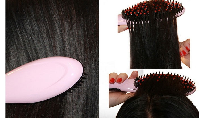 Sale Professional LCD Hair Straightener Comb Brush