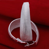 925 Sterling Silver Hoop Pierced Earrings 