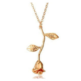 Beauty Rose Pendant Necklace