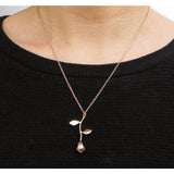 Beauty Rose Pendant Necklace