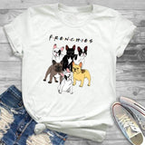Fashion Women Dog Mood Funny Cute Printing Graphic T Shirt T-Shirt Tee Shirt Tees CZ20389 / S