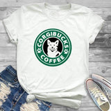 Fashion Women Dog Mood Funny Cute Printing Graphic T Shirt T-Shirt Tee Shirt Tees CZ20397 / S